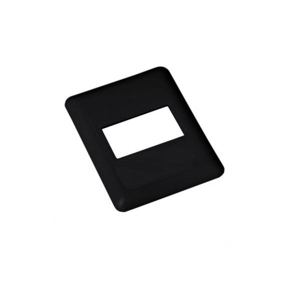 PLACA P/ 1 MODULO HORIZONTAL - BLUX OVERLAP GRAFITE